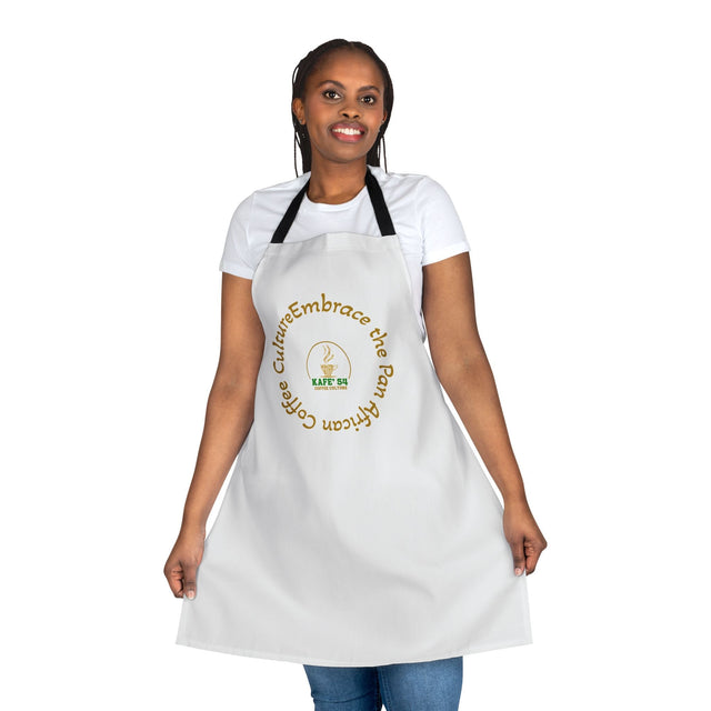 Wearing a Kafe' 54 Everyday Essentials apron, showcasing quality and pride in everyday items.