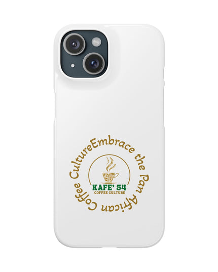 Coffee Culture Snap Phone Case KAFE' 54 Embrace the Vibe