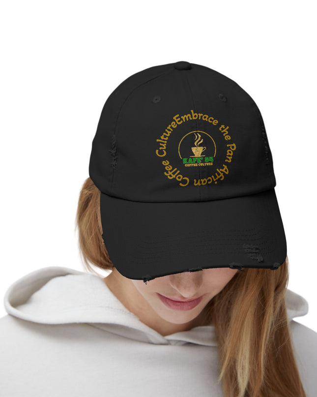 Distressed Coffee Club Cap