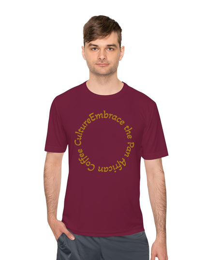 Coffee Culture Embrace Unisex Moisture Wicking T-shirt