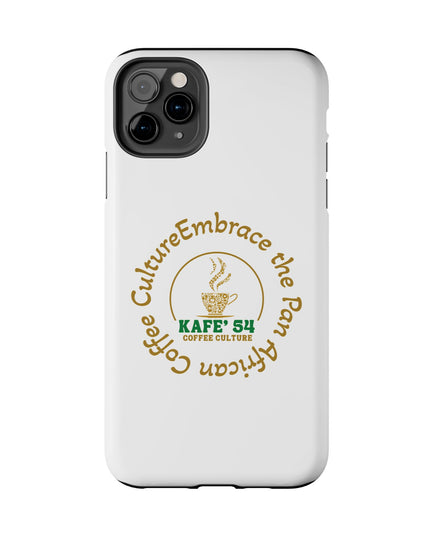 Coffee Culture Tough Phone Case KAFE 54 Embrace Design
