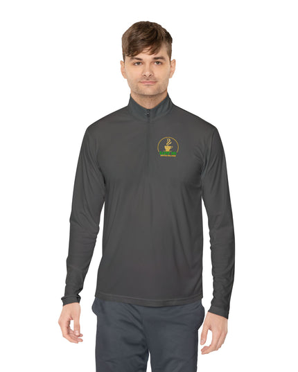Quarter-Zip Pullover K54 Logo Embrace Back Design