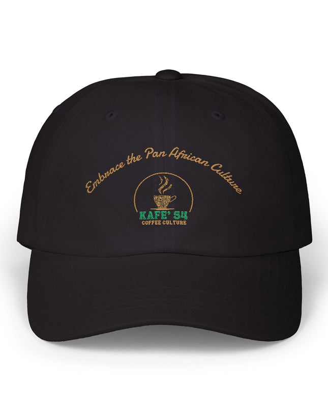 Kafe' 54 Dad Cap — "Embrace the Pan African Culture" Embroidered Hat