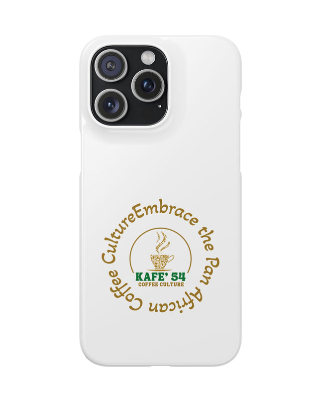 Coffee Culture Snap Phone Case KAFE' 54 Embrace the Vibe