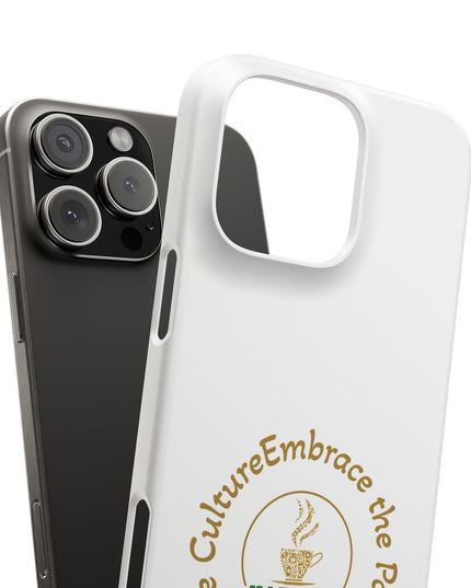 Coffee Culture Snap Phone Case KAFE' 54 Embrace the Vibe