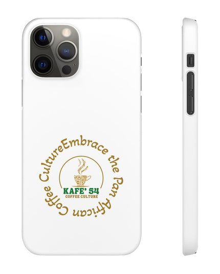 Coffee Culture Snap Phone Case KAFE' 54 Embrace the Vibe