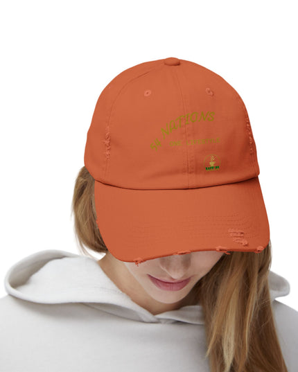 Distressed Coffee Club Cap