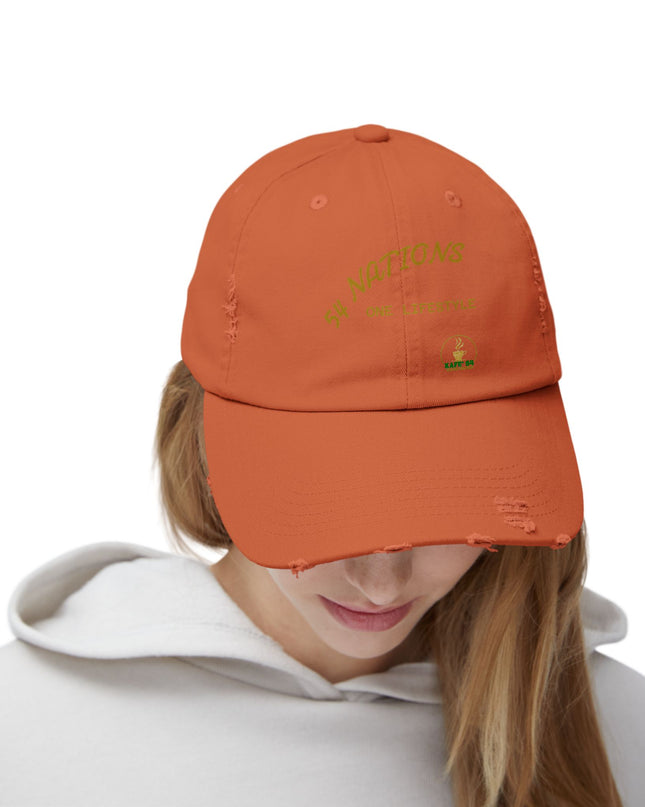 Distressed Coffee Club Cap