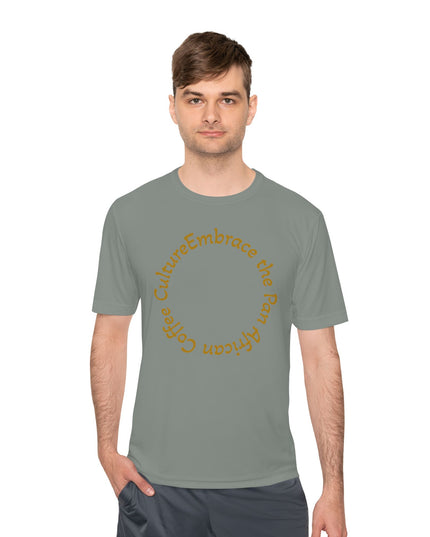 Coffee Culture Embrace Unisex Moisture Wicking T-shirt