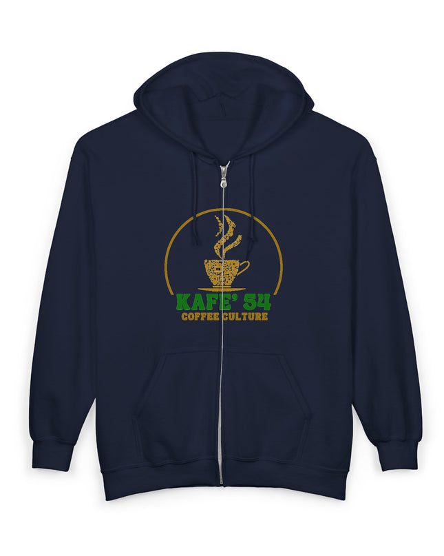 Coffee Culture Hoodie - Embrace Unisex Zip Sweatshirt