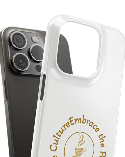 Coffee Culture Snap Phone Case KAFE' 54 Embrace the Vibe