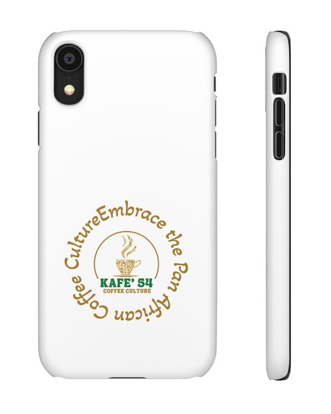 Coffee Culture Snap Phone Case KAFE' 54 Embrace the Vibe