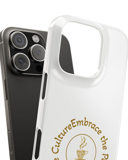 Coffee Culture Snap Phone Case KAFE' 54 Embrace the Vibe