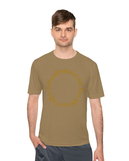 Coffee Culture Embrace Unisex Moisture Wicking T-shirt
