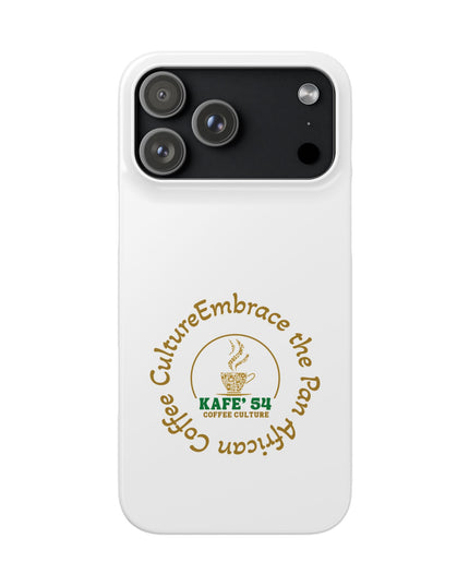 Coffee Culture Snap Phone Case KAFE' 54 Embrace the Vibe
