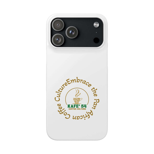 Coffee Culture Snap Phone Case KAFE' 54 Embrace the Vibe