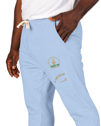 Comfortable Garment-Dyed Fleece Sweatpants