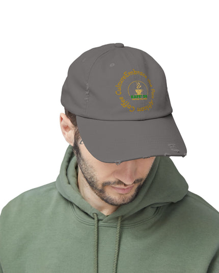 Distressed Coffee Club Cap