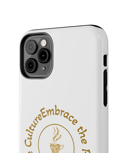 Coffee Culture Tough Phone Case KAFE 54 Embrace Design