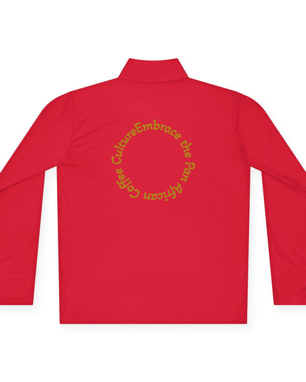 Quarter-Zip Pullover K54 Logo Embrace Back Design