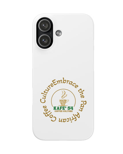 Coffee Culture Snap Phone Case KAFE' 54 Embrace the Vibe