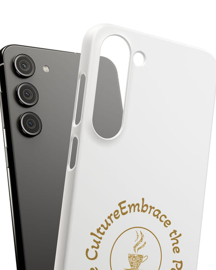 Coffee Culture Snap Phone Case KAFE' 54 Embrace the Vibe