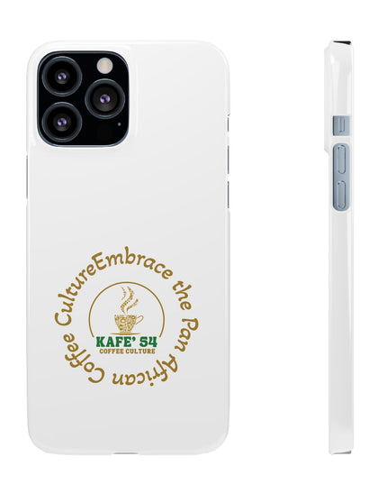 Coffee Culture Snap Phone Case KAFE' 54 Embrace the Vibe