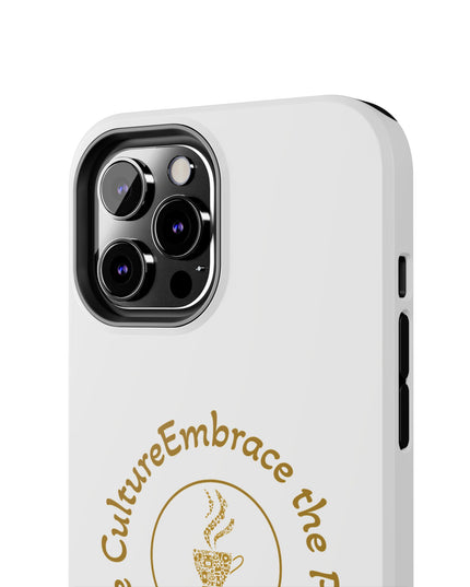 Coffee Culture Tough Phone Case KAFE 54 Embrace Design