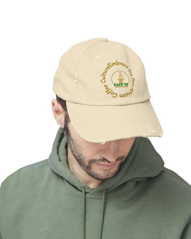 Distressed Coffee Club Cap