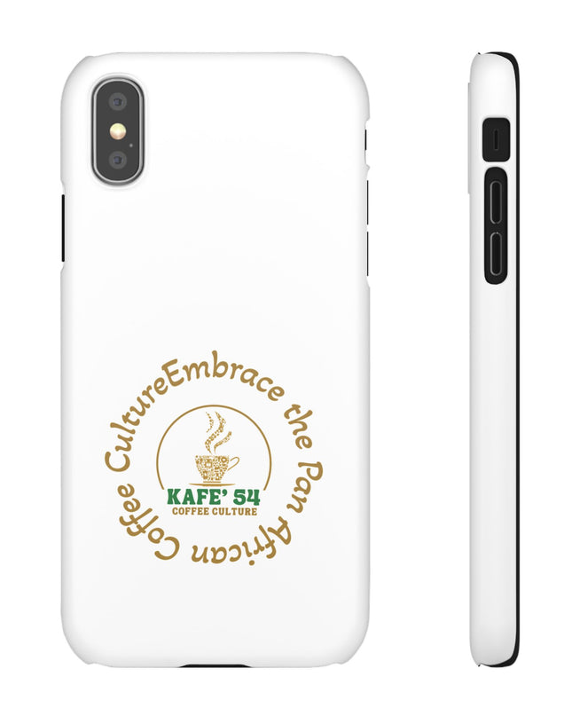 Coffee Culture Snap Phone Case KAFE' 54 Embrace the Vibe