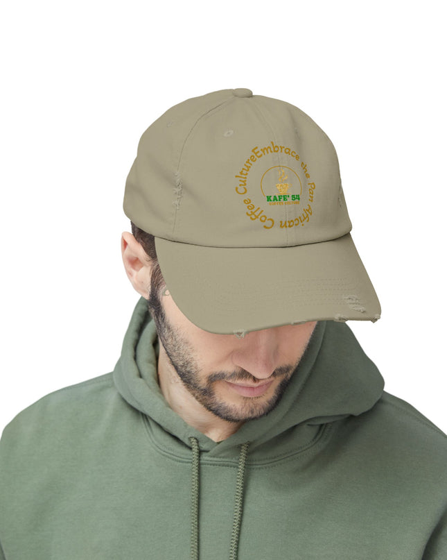 Distressed Coffee Club Cap