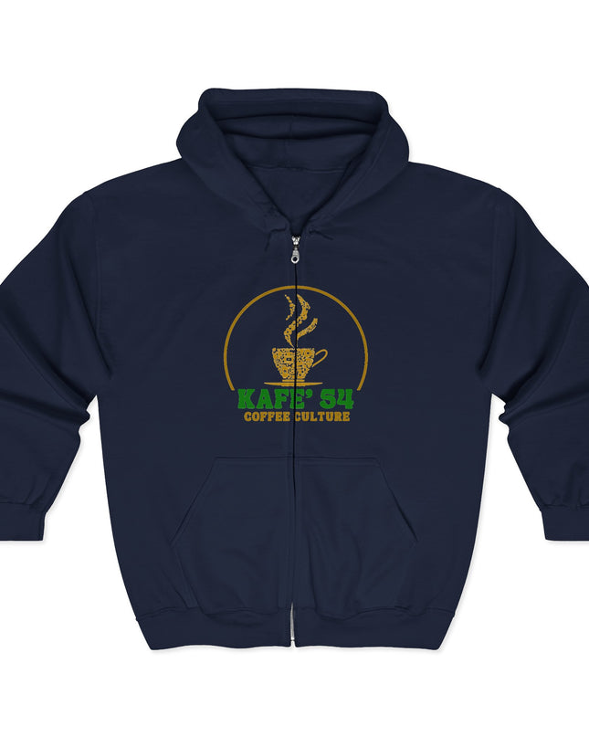 Coffee Culture Hoodie - Embrace Unisex Zip Sweatshirt