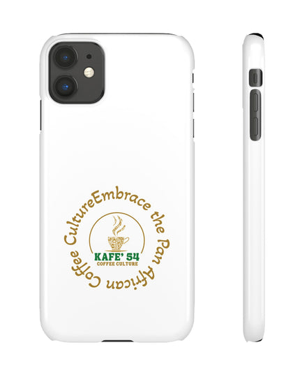 Coffee Culture Snap Phone Case KAFE' 54 Embrace the Vibe