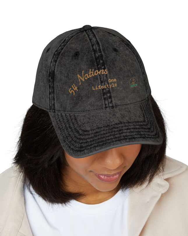 Vintage Embroidered Baseball Cap