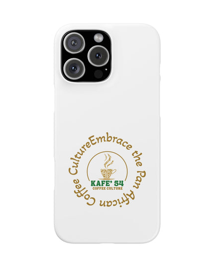 Coffee Culture Snap Phone Case KAFE' 54 Embrace the Vibe