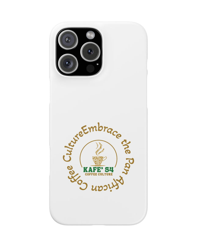 Coffee Culture Snap Phone Case KAFE' 54 Embrace the Vibe