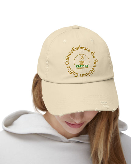 Distressed Coffee Club Cap