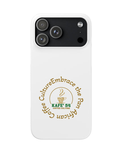 Coffee Culture Snap Phone Case KAFE' 54 Embrace the Vibe