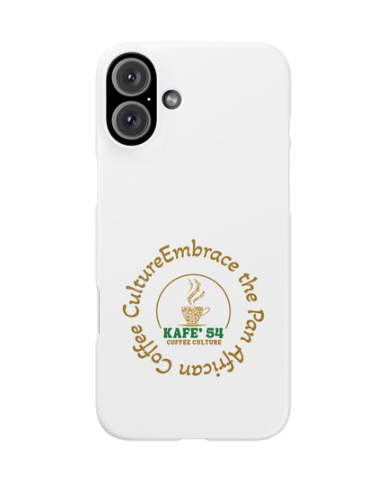 Coffee Culture Snap Phone Case KAFE' 54 Embrace the Vibe