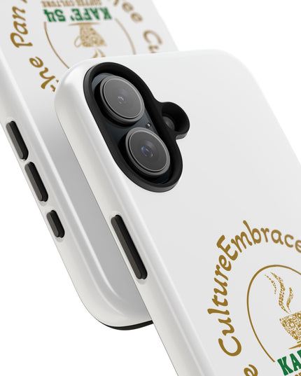 Coffee Culture Tough Phone Case KAFE 54 Embrace Design