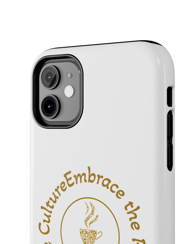 Coffee Culture Tough Phone Case KAFE 54 Embrace Design
