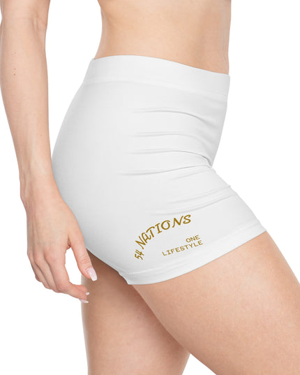 Yoga Shorts Embrace Logo Athletic Shorts for Women