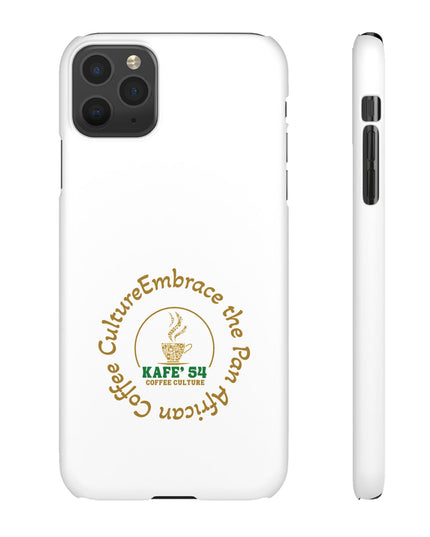 Coffee Culture Snap Phone Case KAFE' 54 Embrace the Vibe