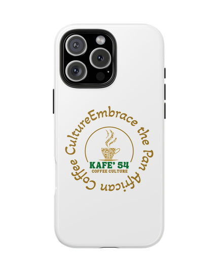 Coffee Culture Tough Phone Case KAFE 54 Embrace Design