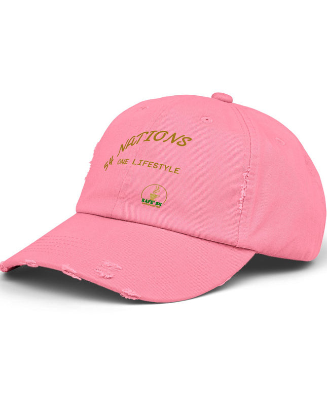 Distressed Coffee Club Cap