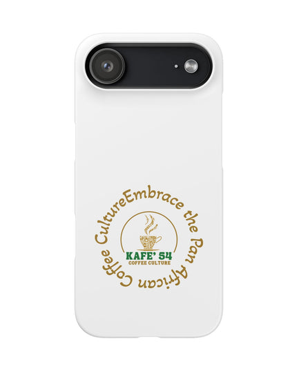 Coffee Culture Snap Phone Case KAFE' 54 Embrace the Vibe