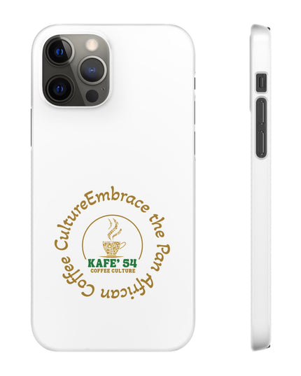 Coffee Culture Snap Phone Case KAFE' 54 Embrace the Vibe
