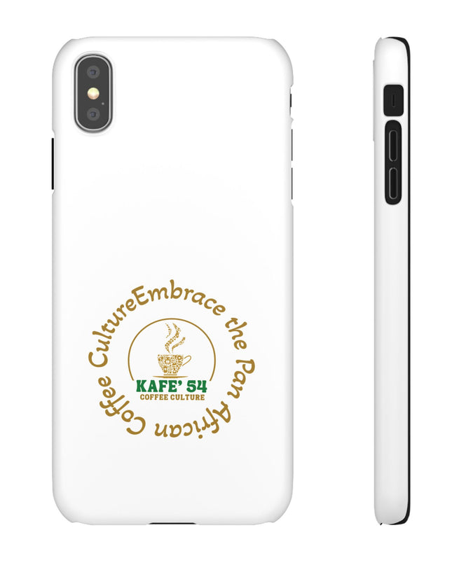 Coffee Culture Snap Phone Case KAFE' 54 Embrace the Vibe