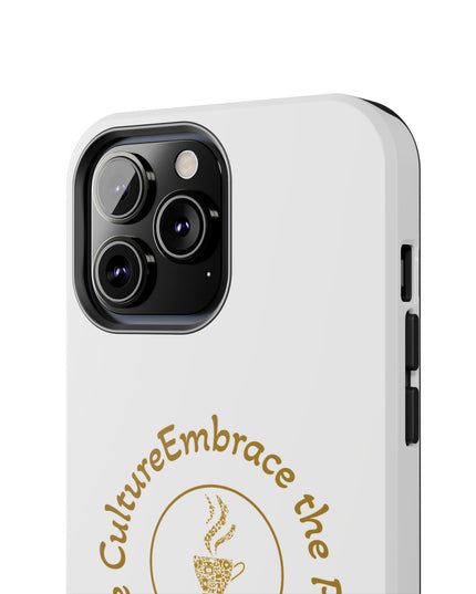 Coffee Culture Tough Phone Case KAFE 54 Embrace Design
