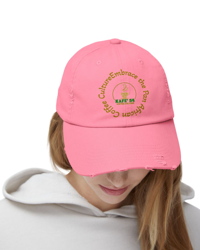 Distressed Coffee Club Cap